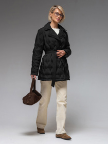 Женская демисезонная куртка ультралегкая весна-осень Viva Wear модель 8900 модель 8900-black Женская демисезонная куртка ультралегкая весна-осень Viva Wear модель 8900 модель 8900-black Фото