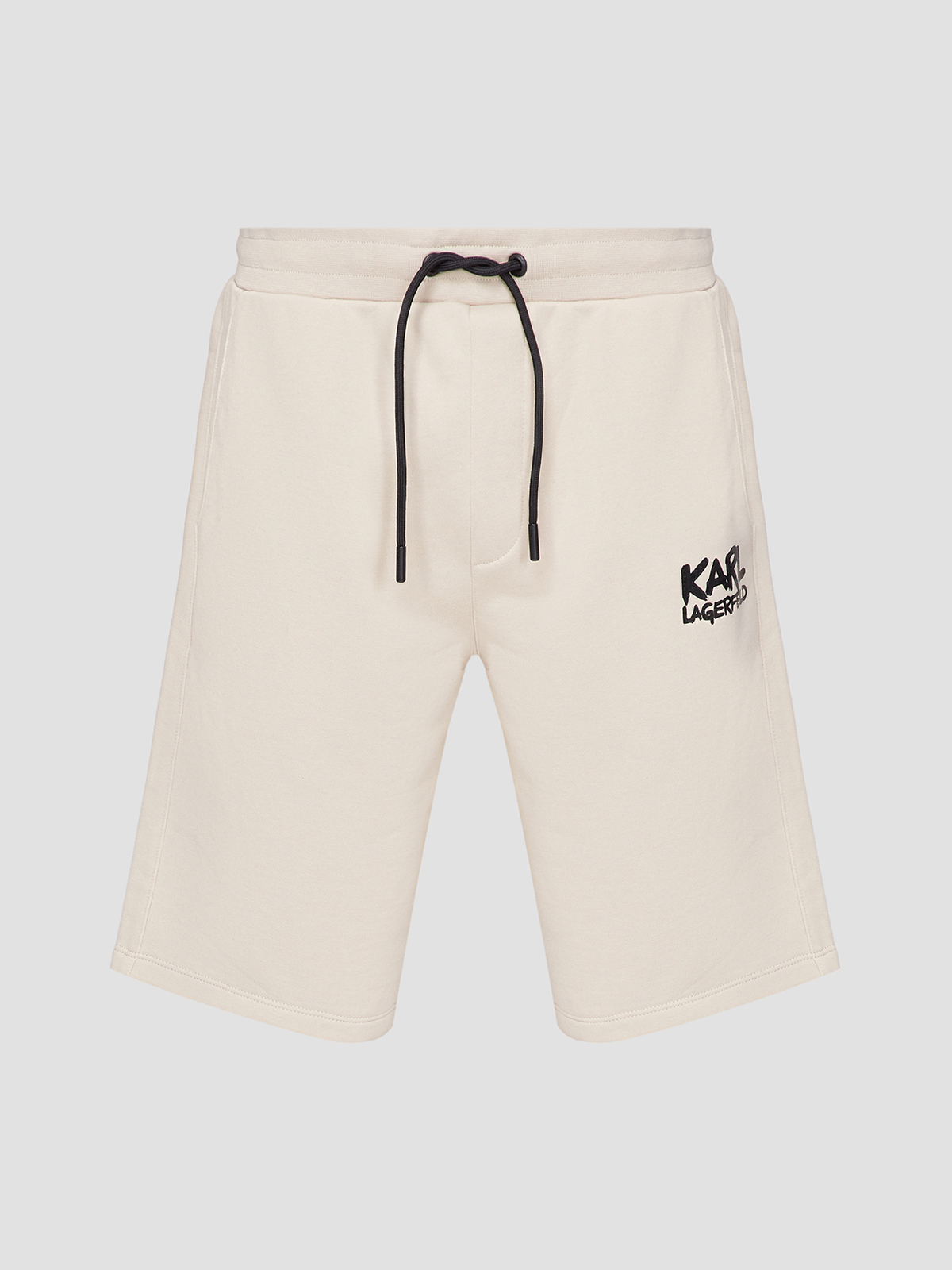 Бавовняні Чоловічі Повсякденні шорти Karl Lagerfeld  (531900.705094-410) колір бежевий