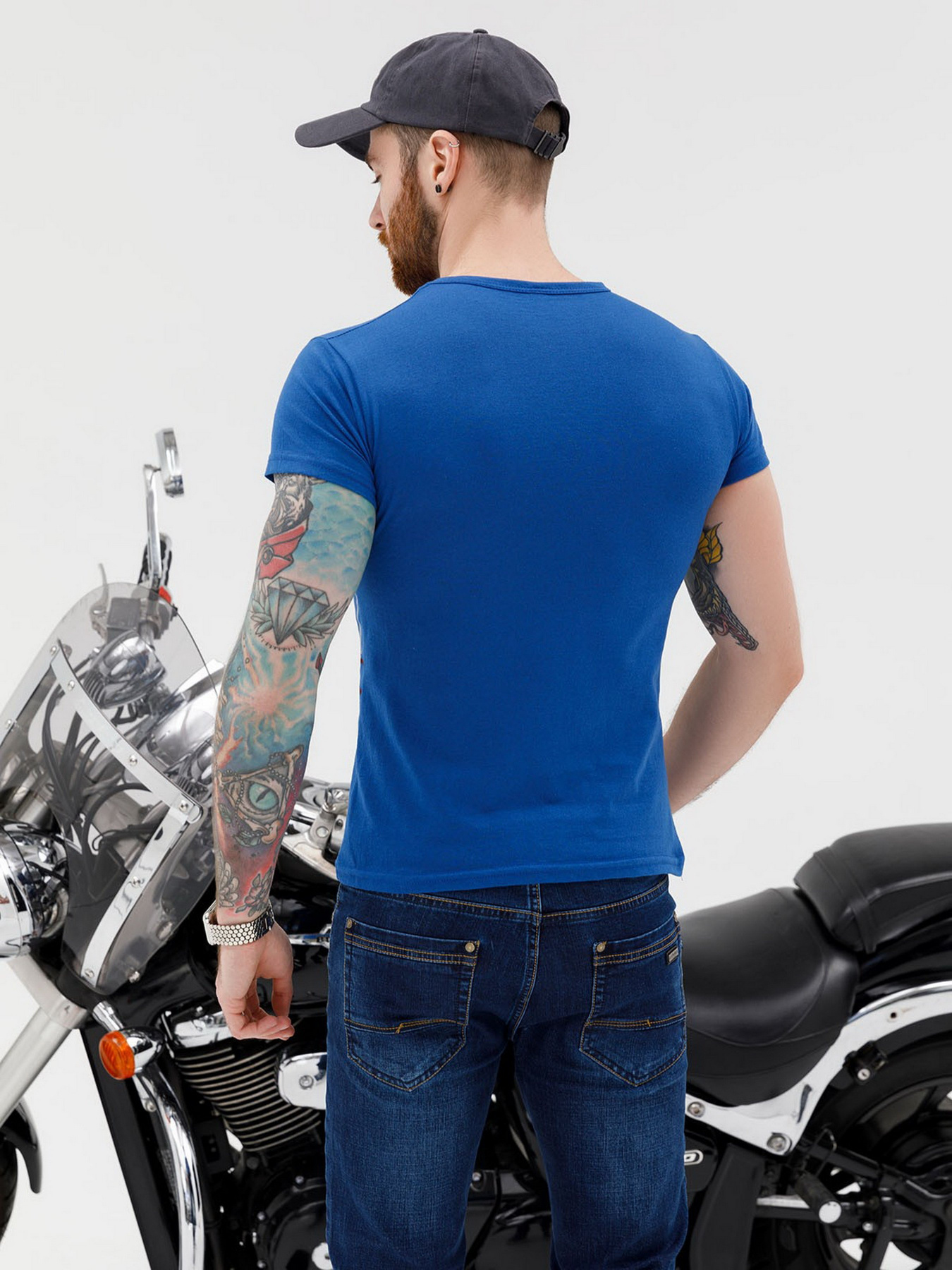 Футболка ISSA Plus модель GN4-23_blue Фото