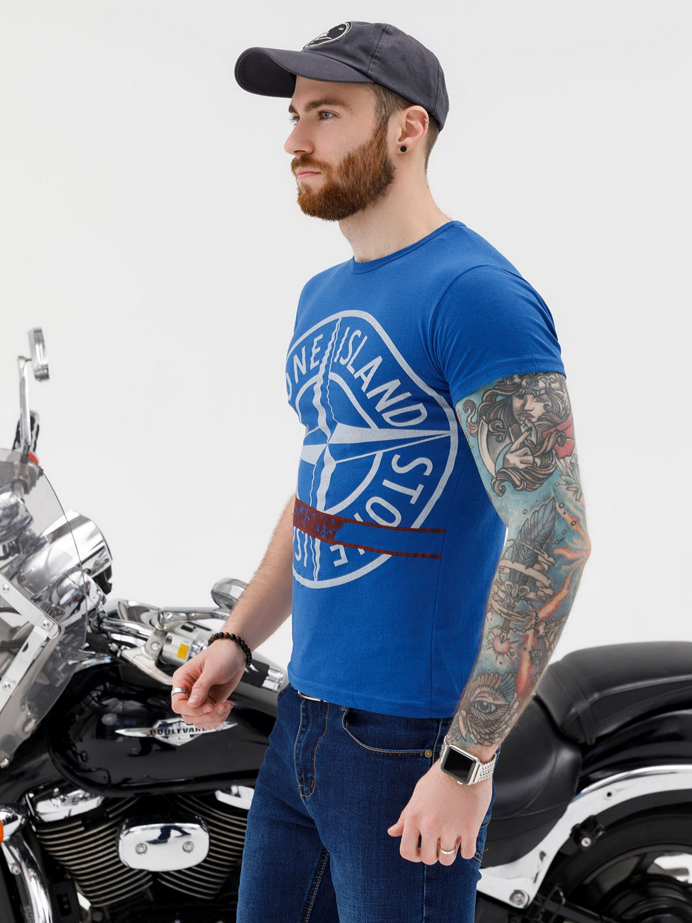 Футболка ISSA Plus модель GN4-23_blue Фото