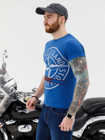 Футболка ISSA Plus модель GN4-23_blue Фото