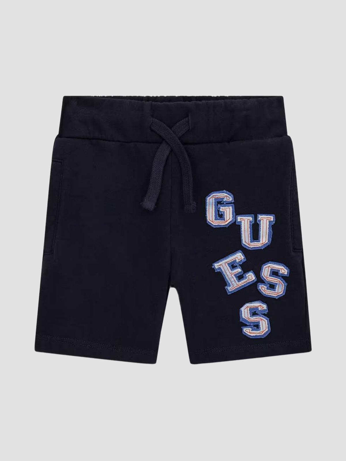 Бавовняні Дитячі Повсякденні шорти GUESS Kids  (N6GD02.KA6R4-G7V2) колір темно-синій GUESS Kids - купити в Україні