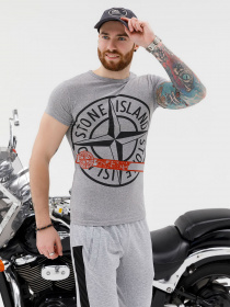 Футболки и поло ISSA Plus модель GN4-23_gray Фото