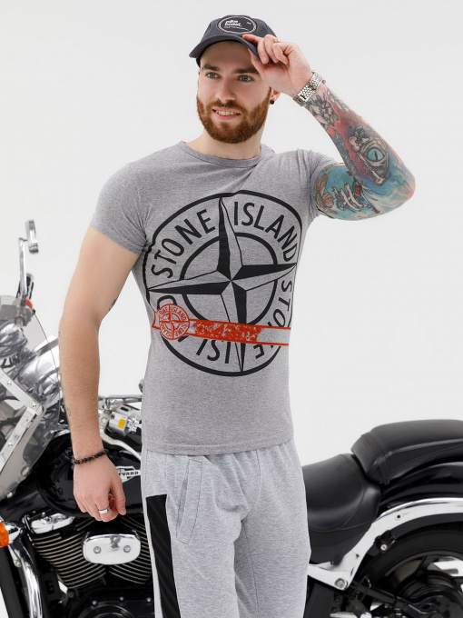 Футболки і поло ISSA Plus модель GN4-23_gray Фото