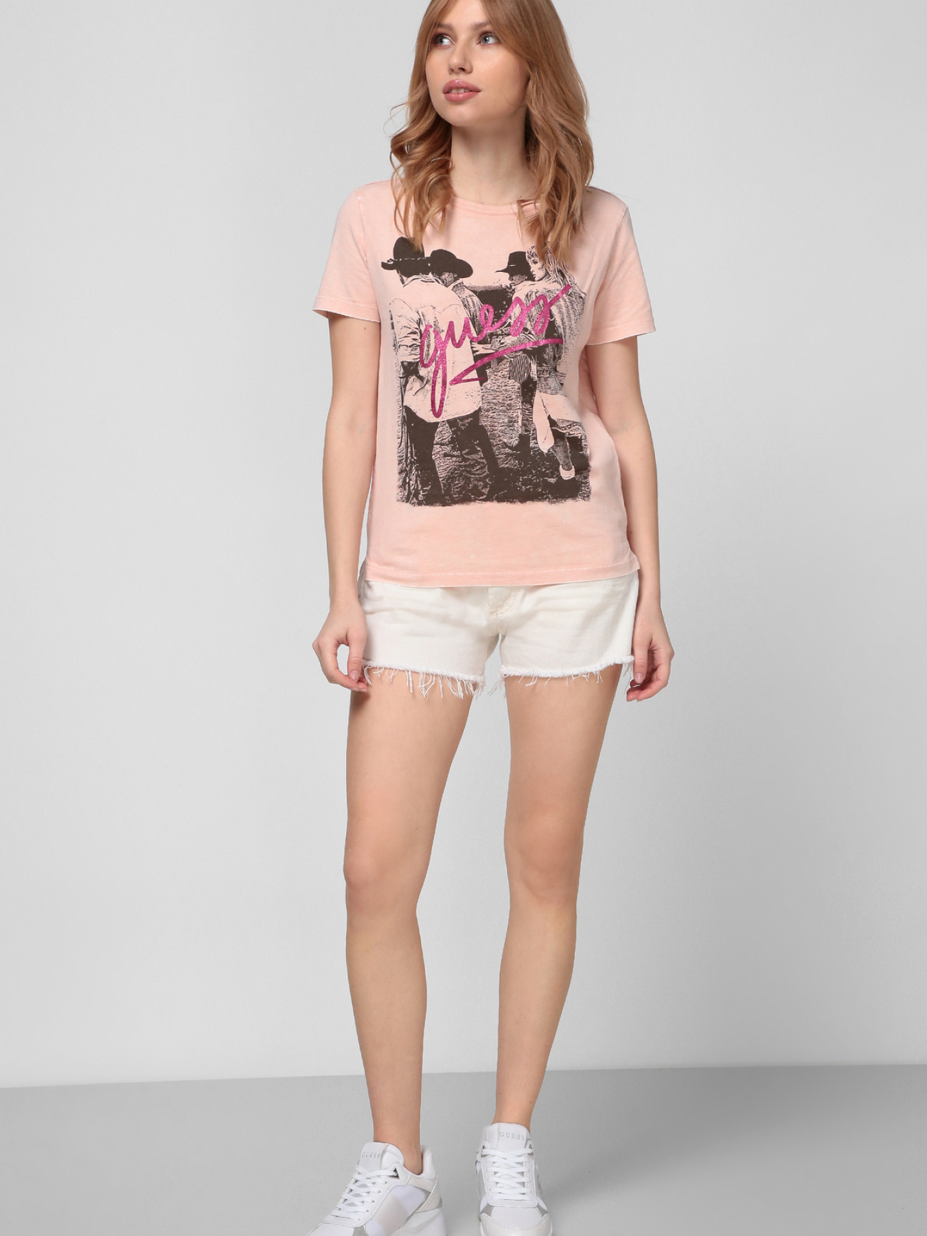 Джинсовые шорты GUESS модель W1GD19.D4DQ1;DPAN Фото