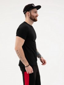 Футболка ISSA Plus модель GN4-08_black Фото