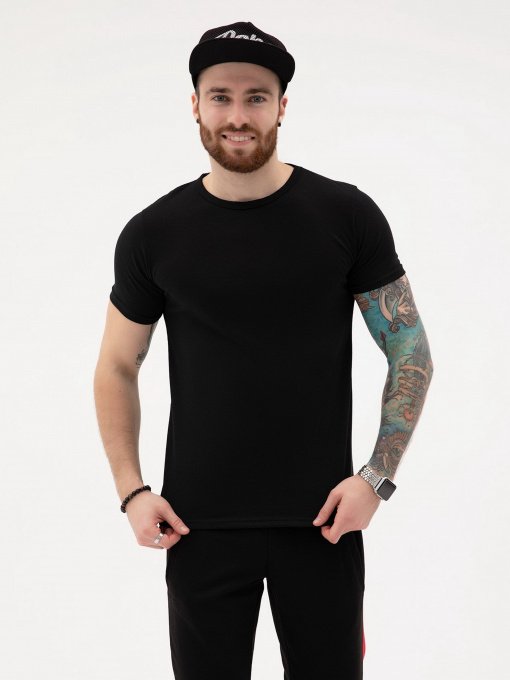 Футболка ISSA Plus модель GN4-08_black Фото