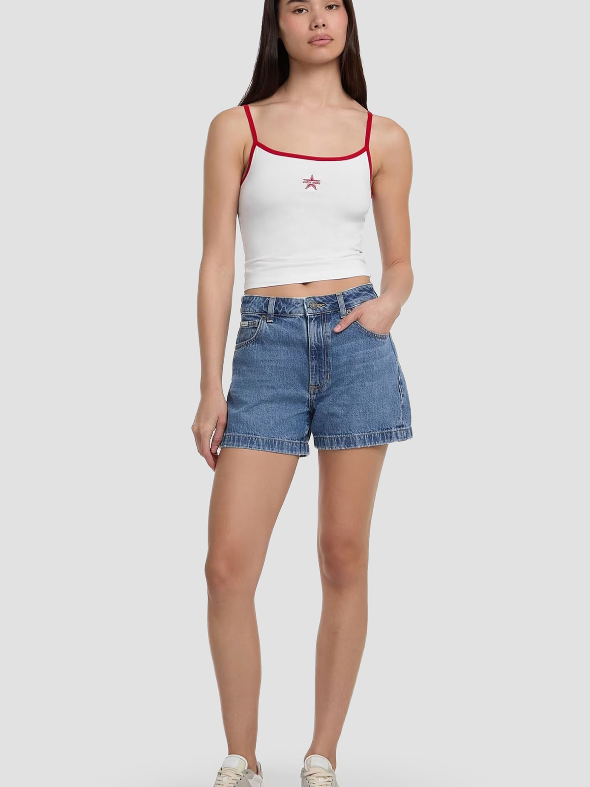 Бавовняні Жіночі Джинсові шорти Guess Jeans  (W5GD0S.D5O13-GJLV) колір синій
