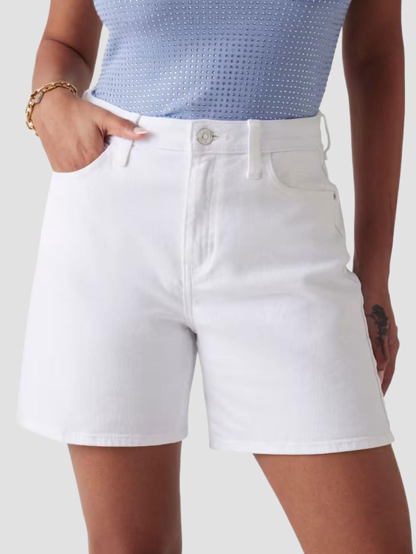 Джинсовые шорты GUESS модель W5GD1A.D4T50;G011 Фото