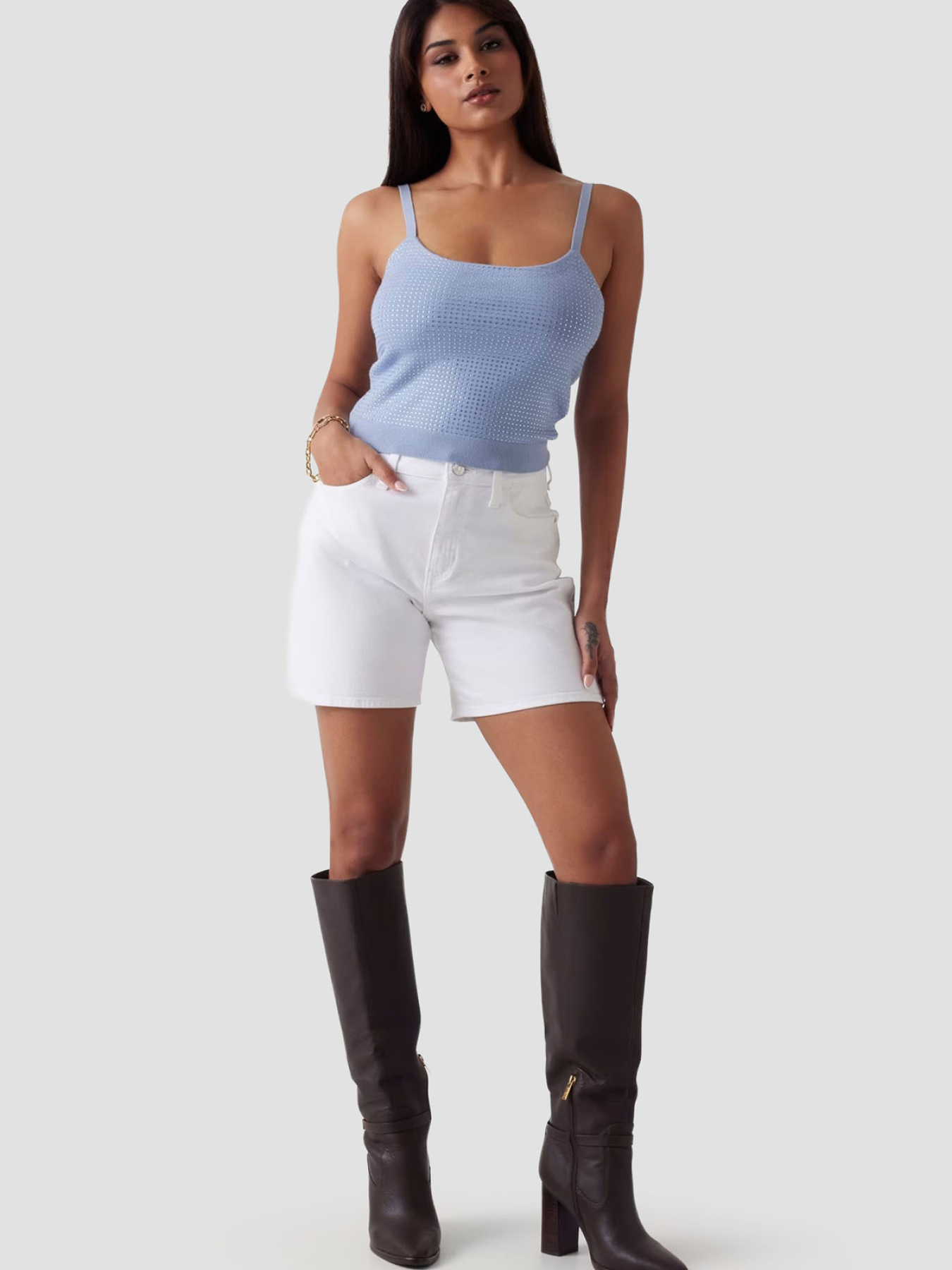 Джинсовые шорты GUESS модель W5GD1A.D4T50;G011 Фото