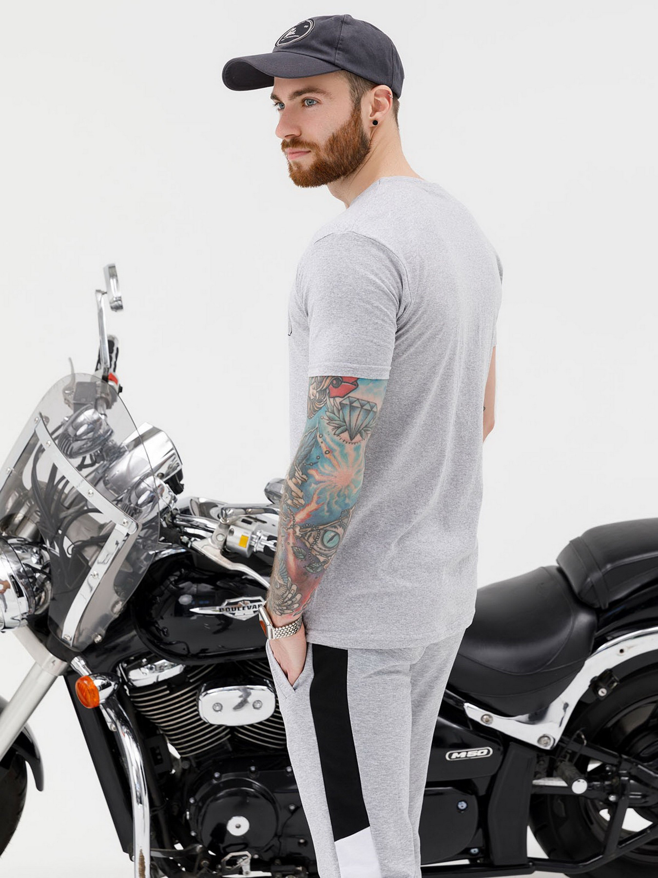 Футболки и поло ISSA Plus модель GN4-14_gray Фото