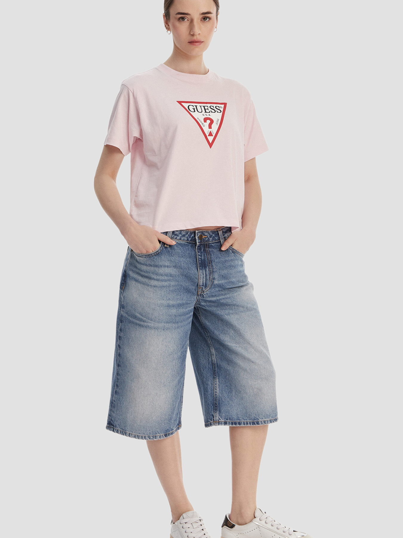 Шорти Guess Jeans модель W6GD1D.D6363;GJSM Фото