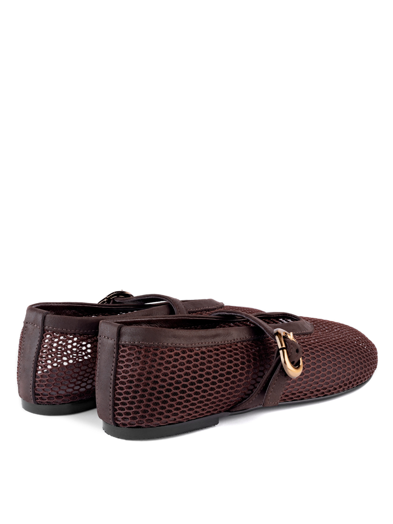 Балетки жіночі сітка Airа коричневі модель oc1316 Фото