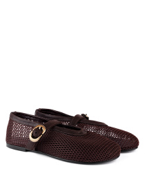 Балетки жіночі сітка Airа коричневі модель oc1316 Фото