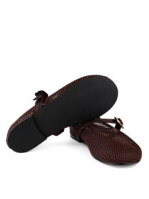 Балетки жіночі сітка Airа коричневі модель oc1316 Фото