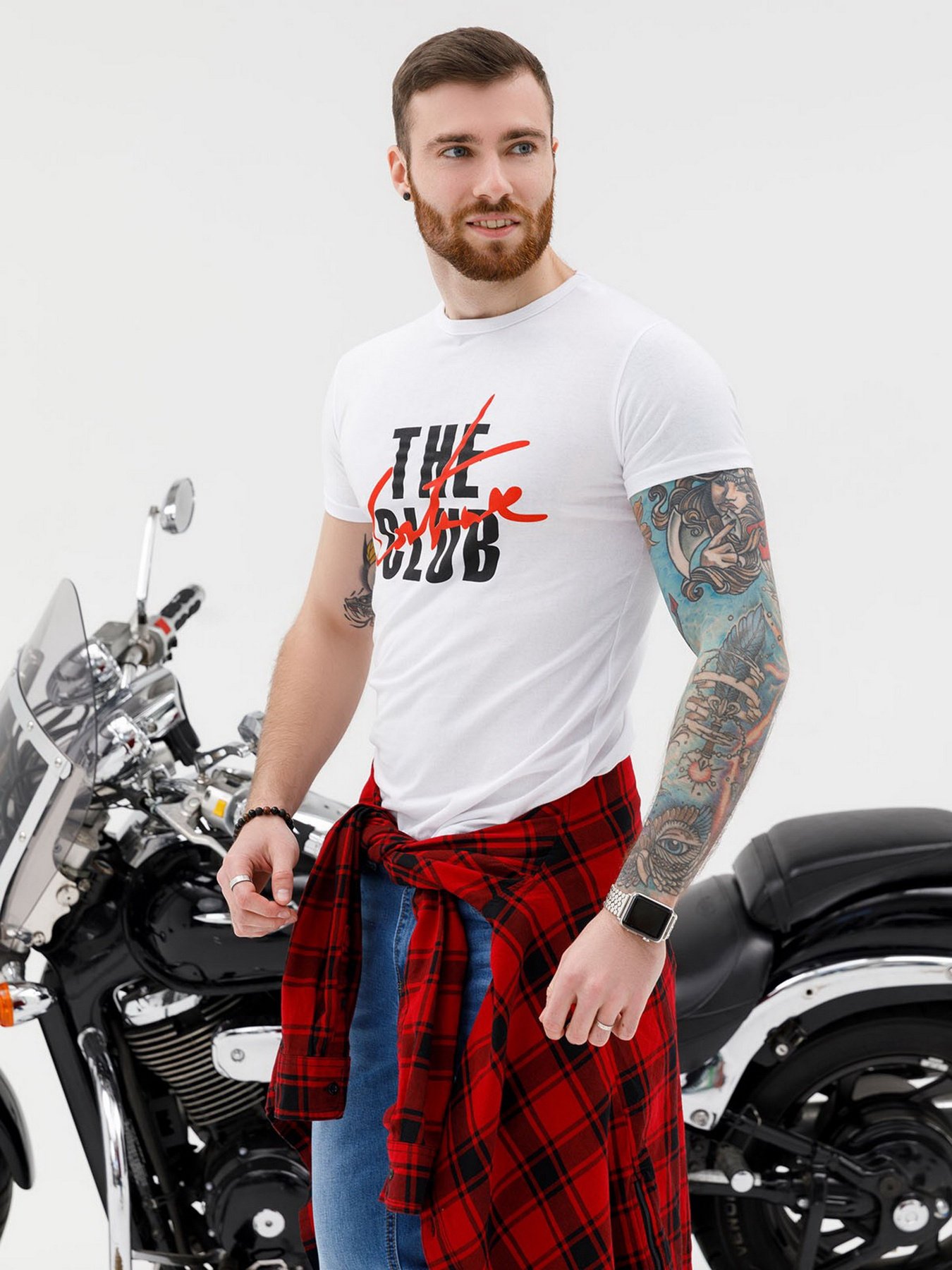 Футболка ISSA Plus модель GN4-22_white Фото