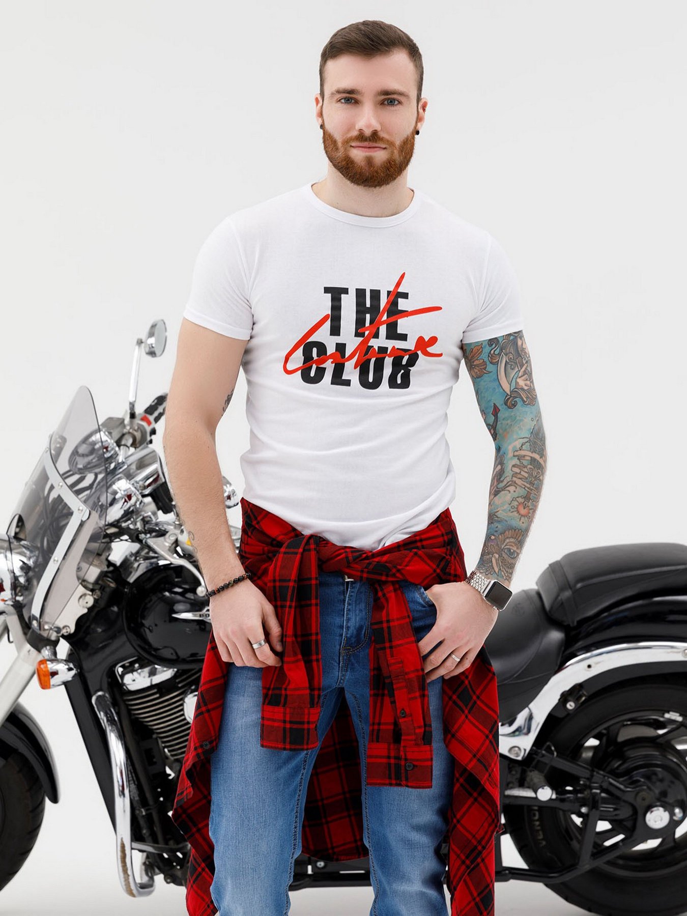 Футболка ISSA Plus модель GN4-22_white Фото