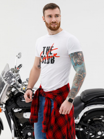 Футболка ISSA Plus модель GN4-22_white Фото