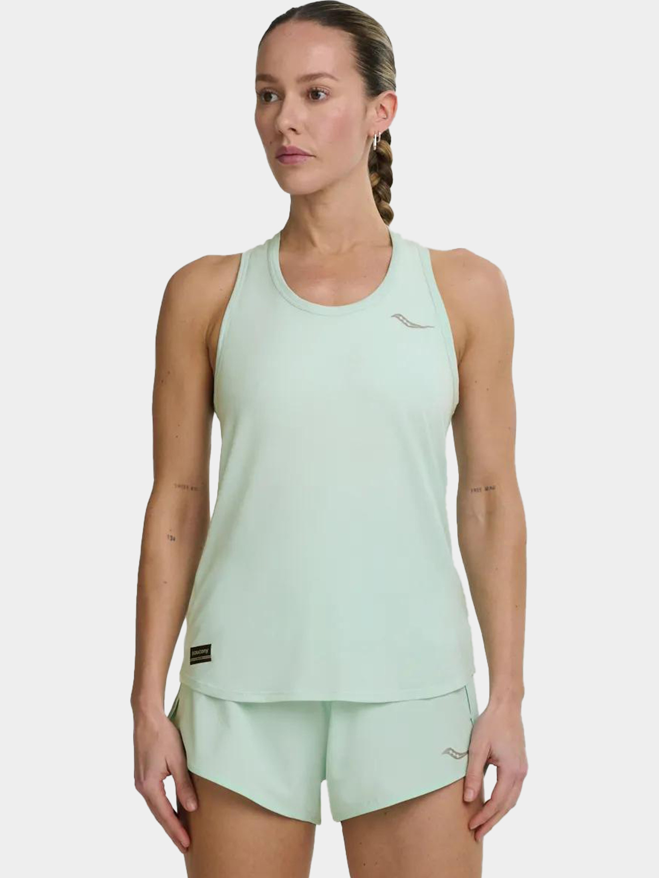 Женская майка Saucony STOPWATCH SINGLET модель SAW800482-AQH Фото