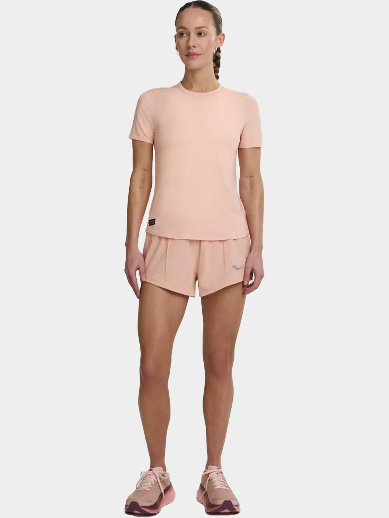 Жіноча футболка Saucony STOPWATCH SHORT SLEEVE модель SAW800484-CMH Фото