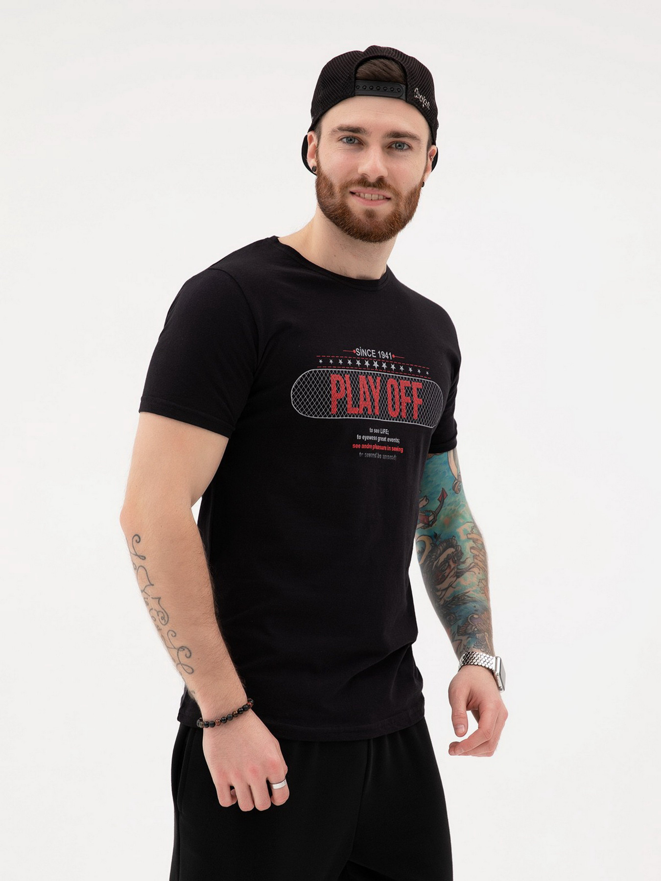 Футболки и поло ISSA Plus модель GN4-14_black Фото