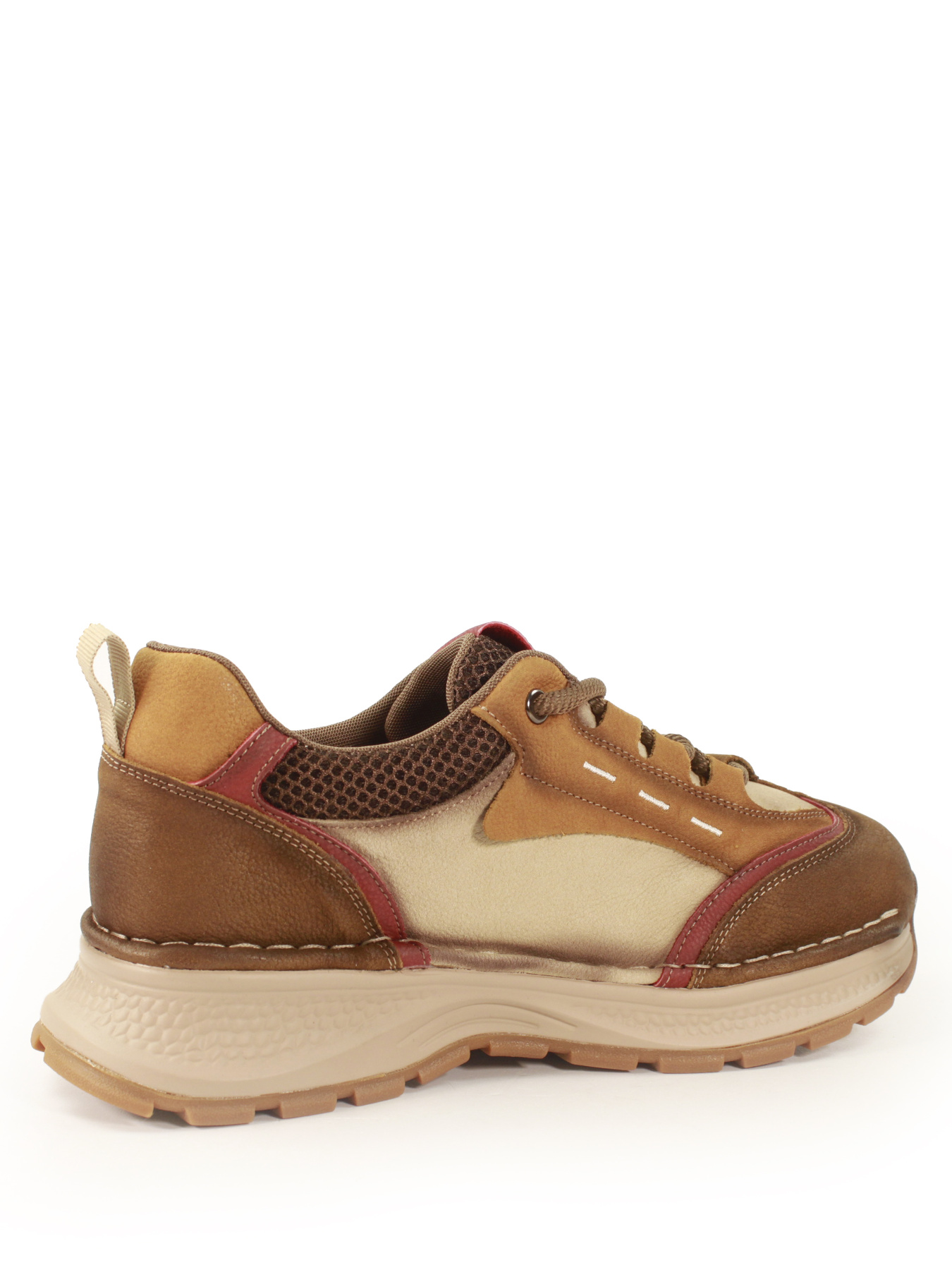 Легкие кожаные кроссовки модель 28005-7 Фото