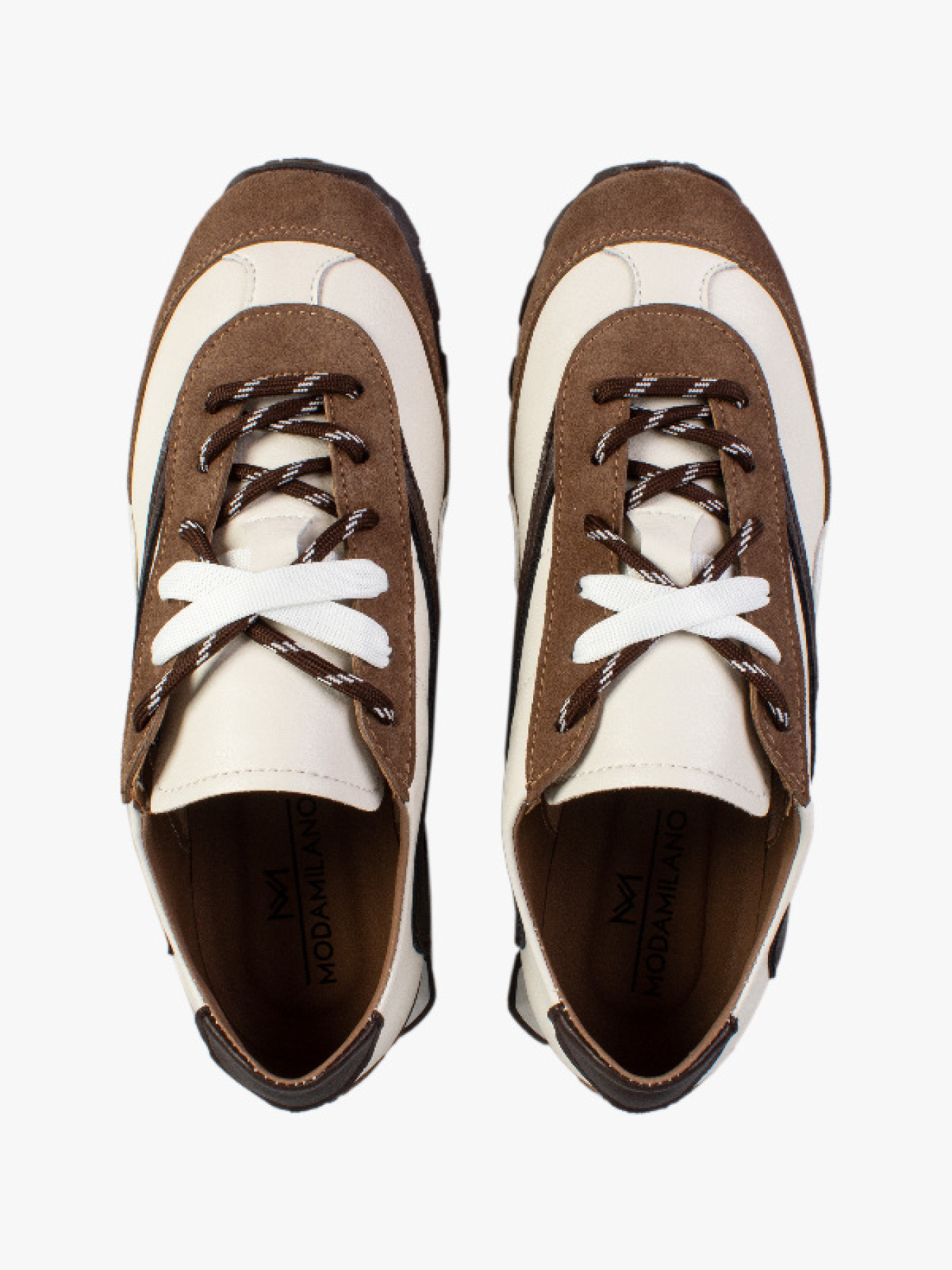 Кроссовки женские ModaMilano 8200715_(1) коричневые модель 8200715_(1) Фото