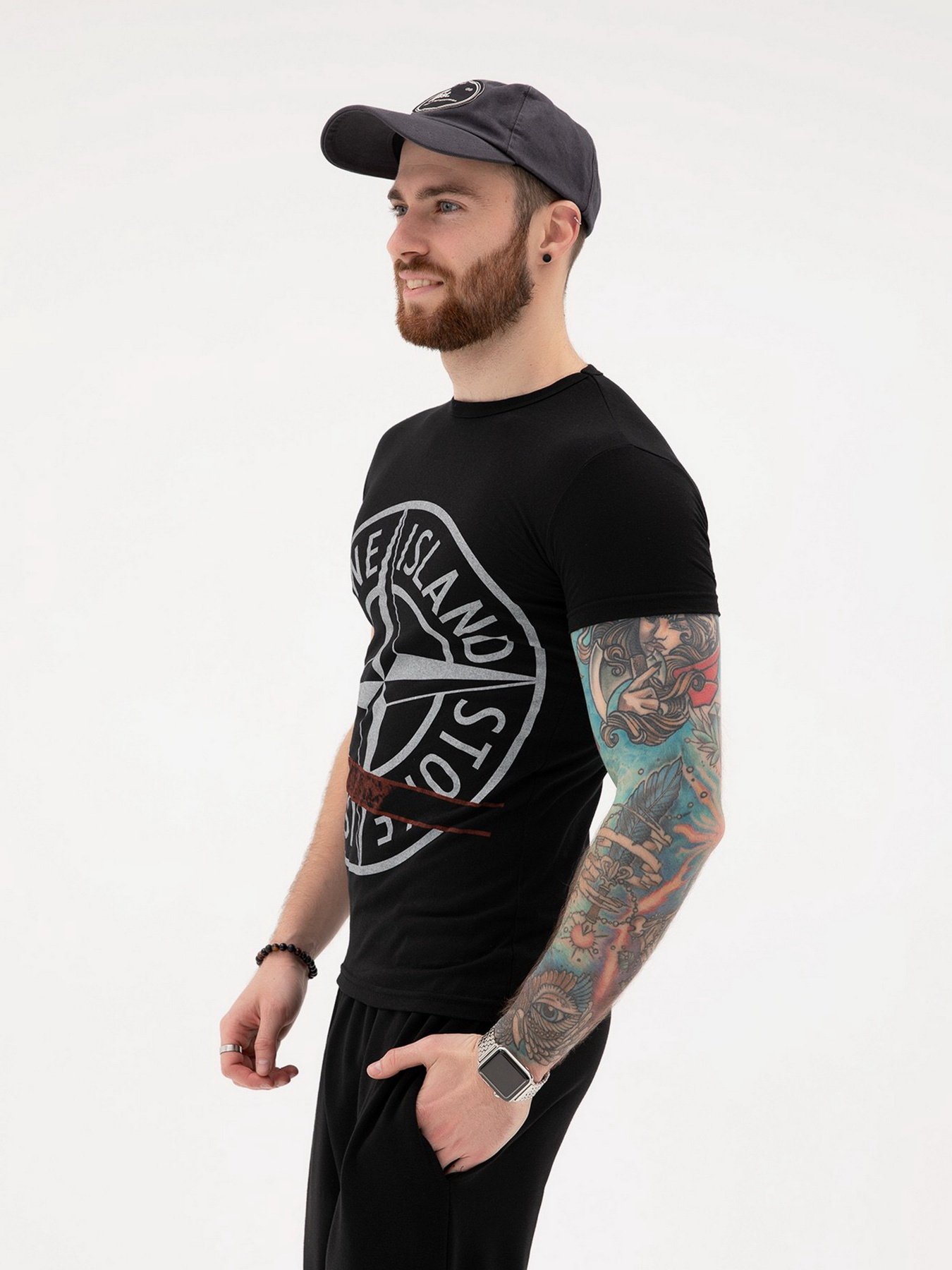 Футболки и поло ISSA Plus модель GN4-23_black Фото