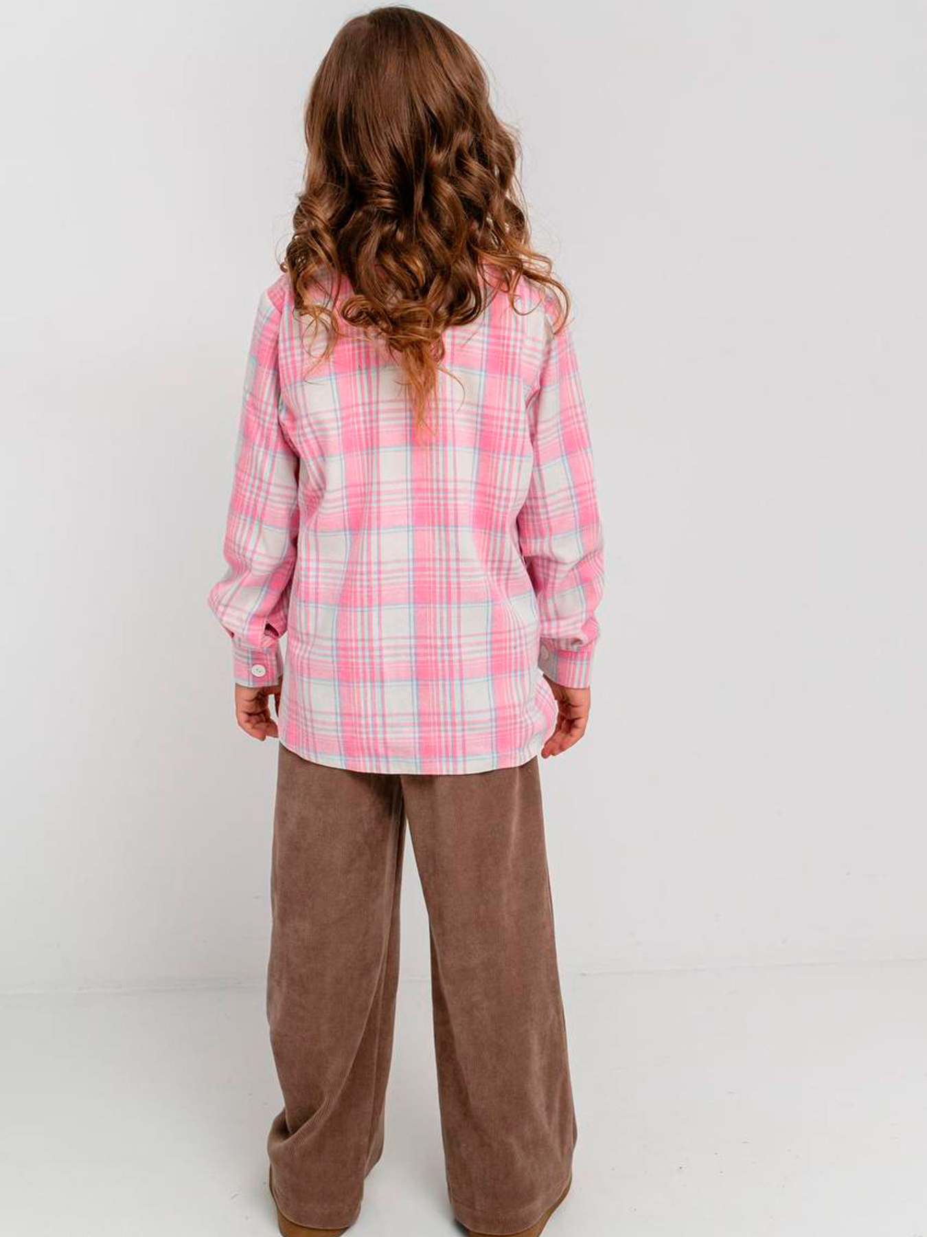 Дитяча фланелева сорочка в клітинку для дівчинки, Рожевий Denchik (dn-8578_3) модель dn-8578-3-rozhevij Дитяча фланелева сорочка в клітинку для дівчинки, Рожевий Denchik (dn-8578_3) модель dn-8578-3-rozhevij Фото