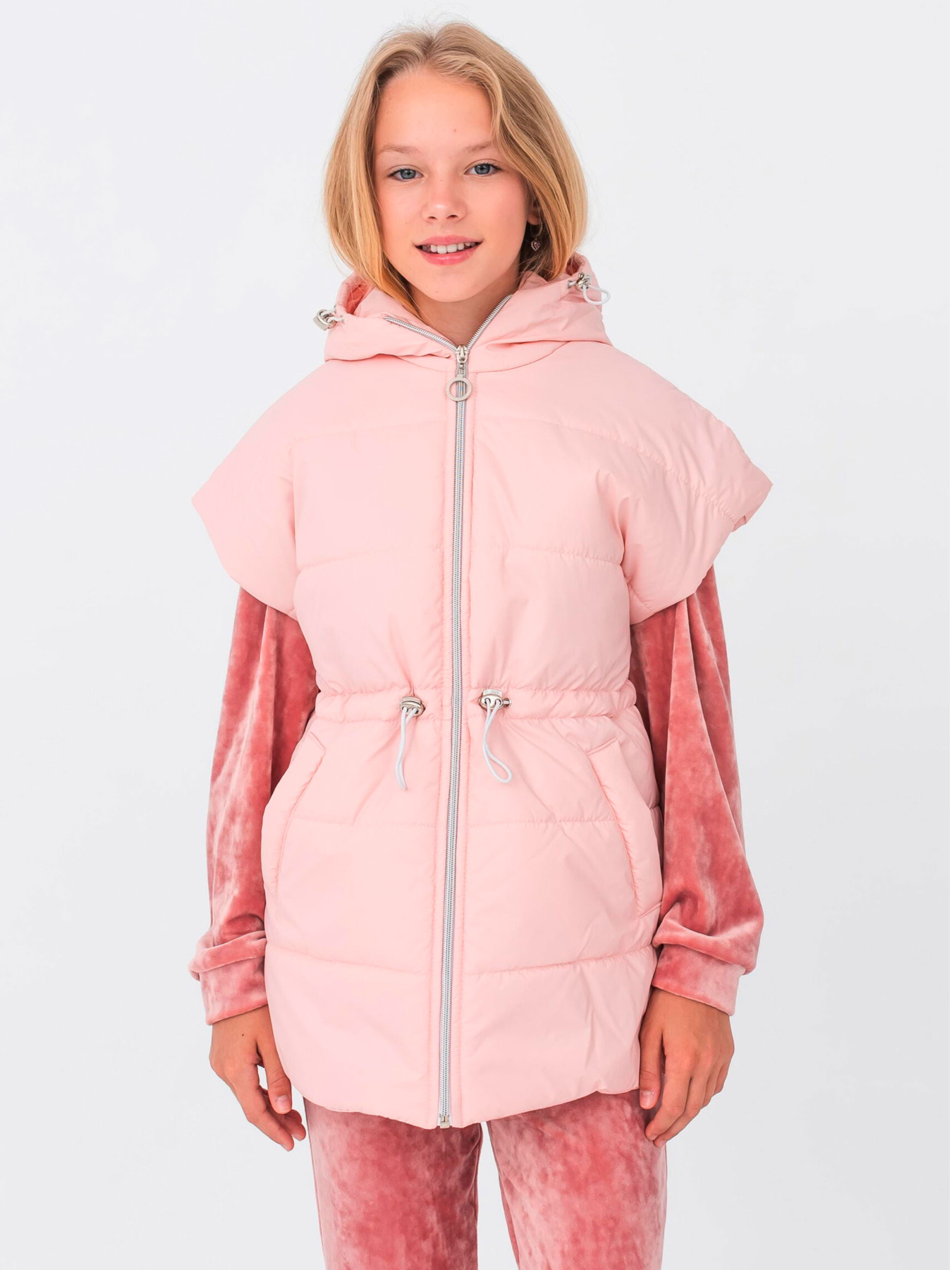 Куртки и дубленки Denchik модель dn-8442-persik Фото