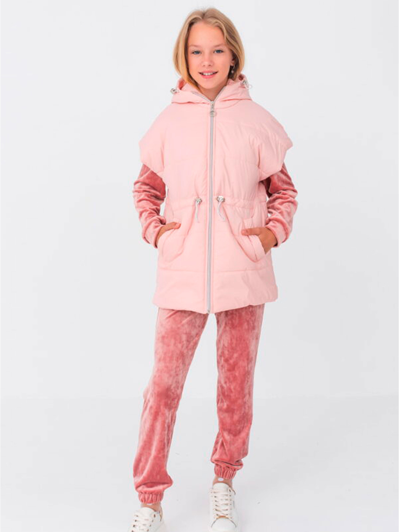 Куртки и дубленки Denchik модель dn-8442-persik Фото