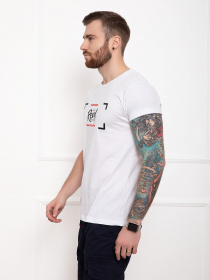 Футболка ISSA Plus модель GN4-29_white Фото