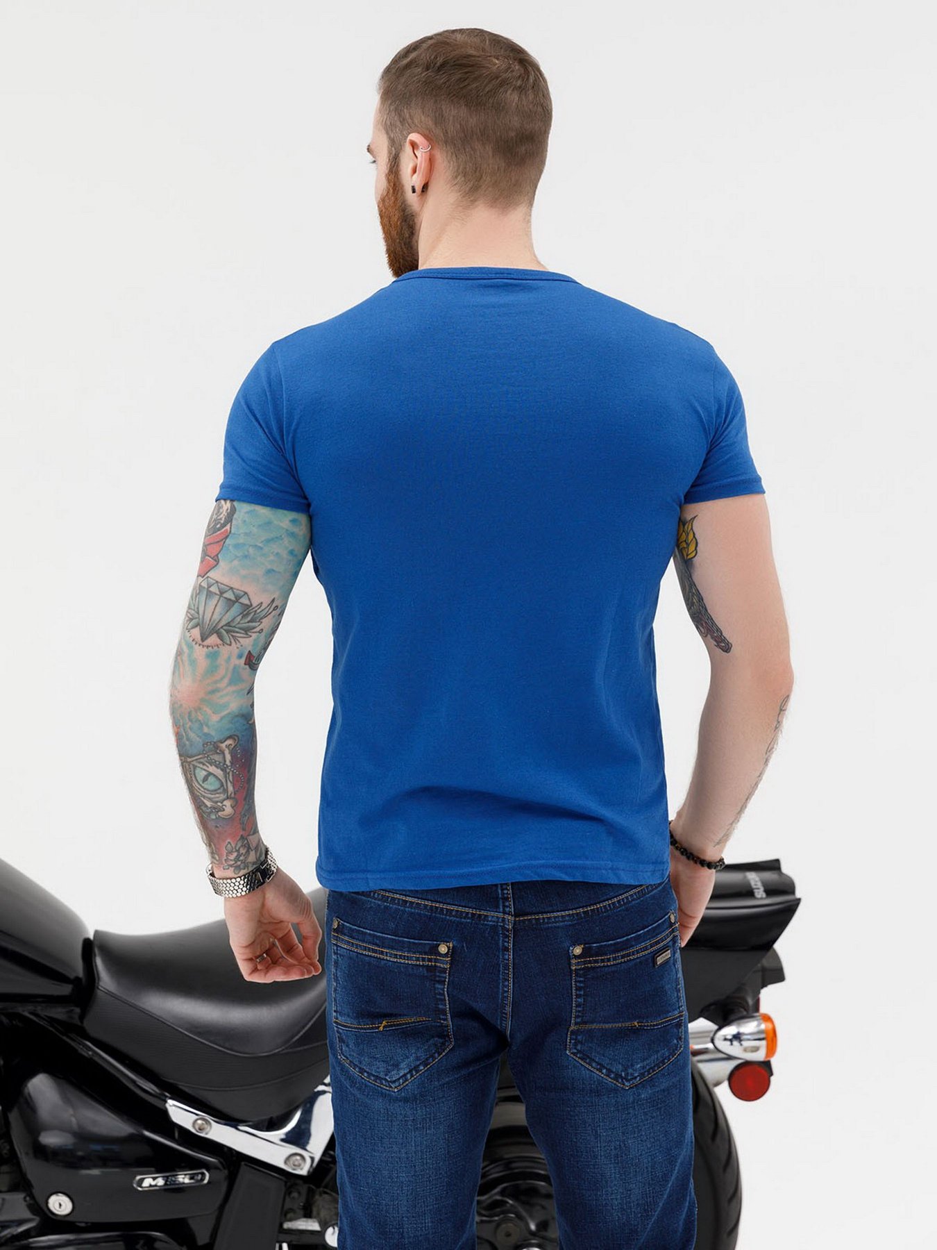 Футболка ISSA Plus модель GN4-24_blue Фото