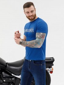 Футболка ISSA Plus модель GN4-24_blue Фото