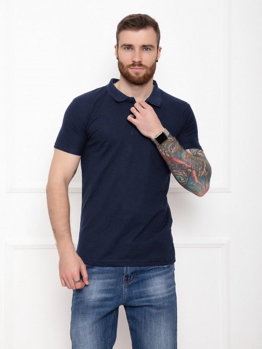 Футболки і поло ISSA Plus модель GN4-42_darkblue Фото