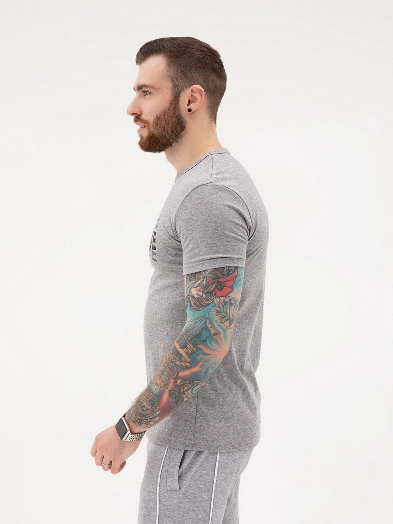 Футболка ISSA Plus модель GN4-24_gray Фото