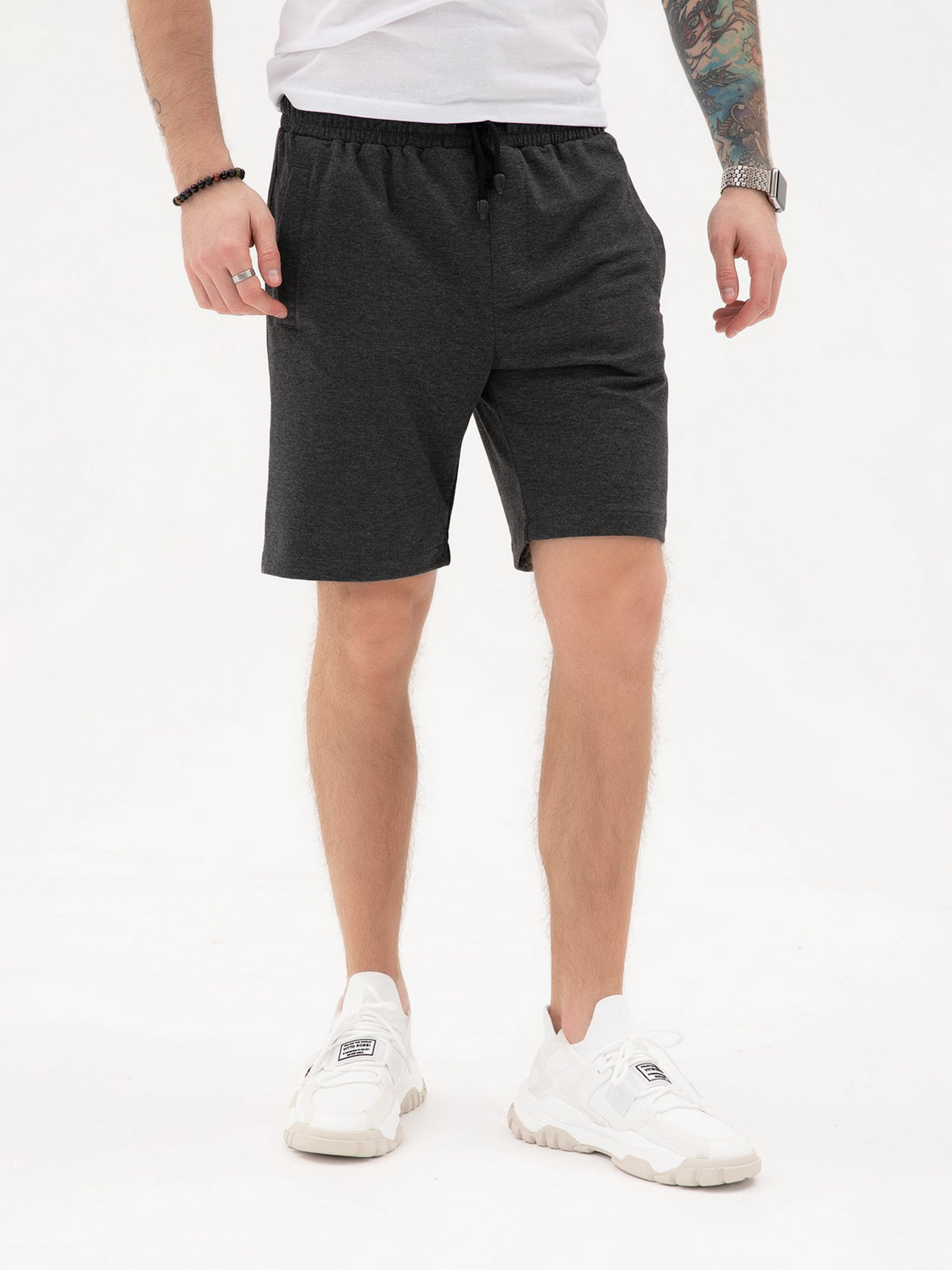 Шорты ISSA Plus модель GN-433_darkgray Фото