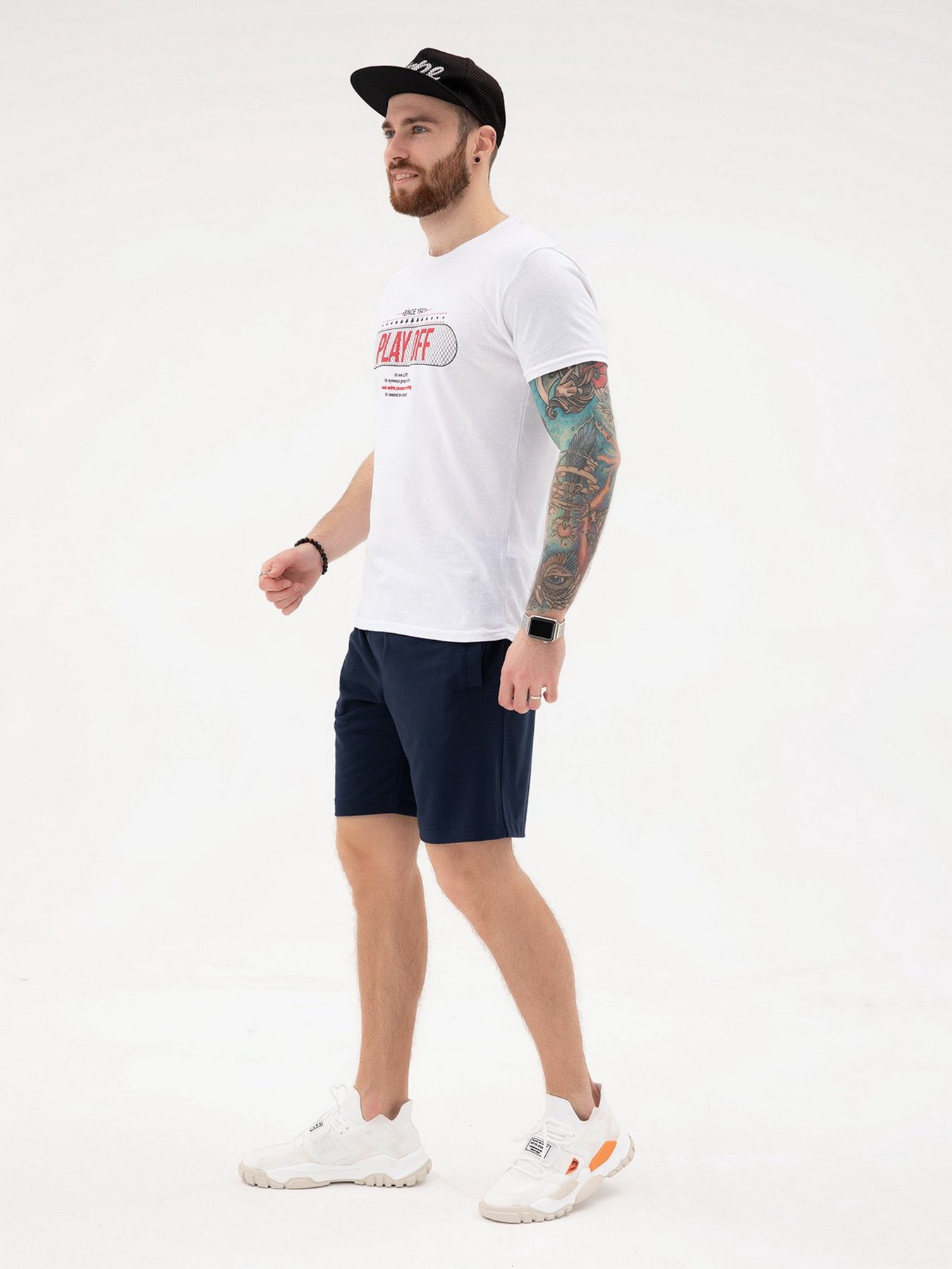 Повседневные шорты ISSA Plus модель GN-433_blue Повседневные шорты ISSA Plus модель GN-433_blue Фото