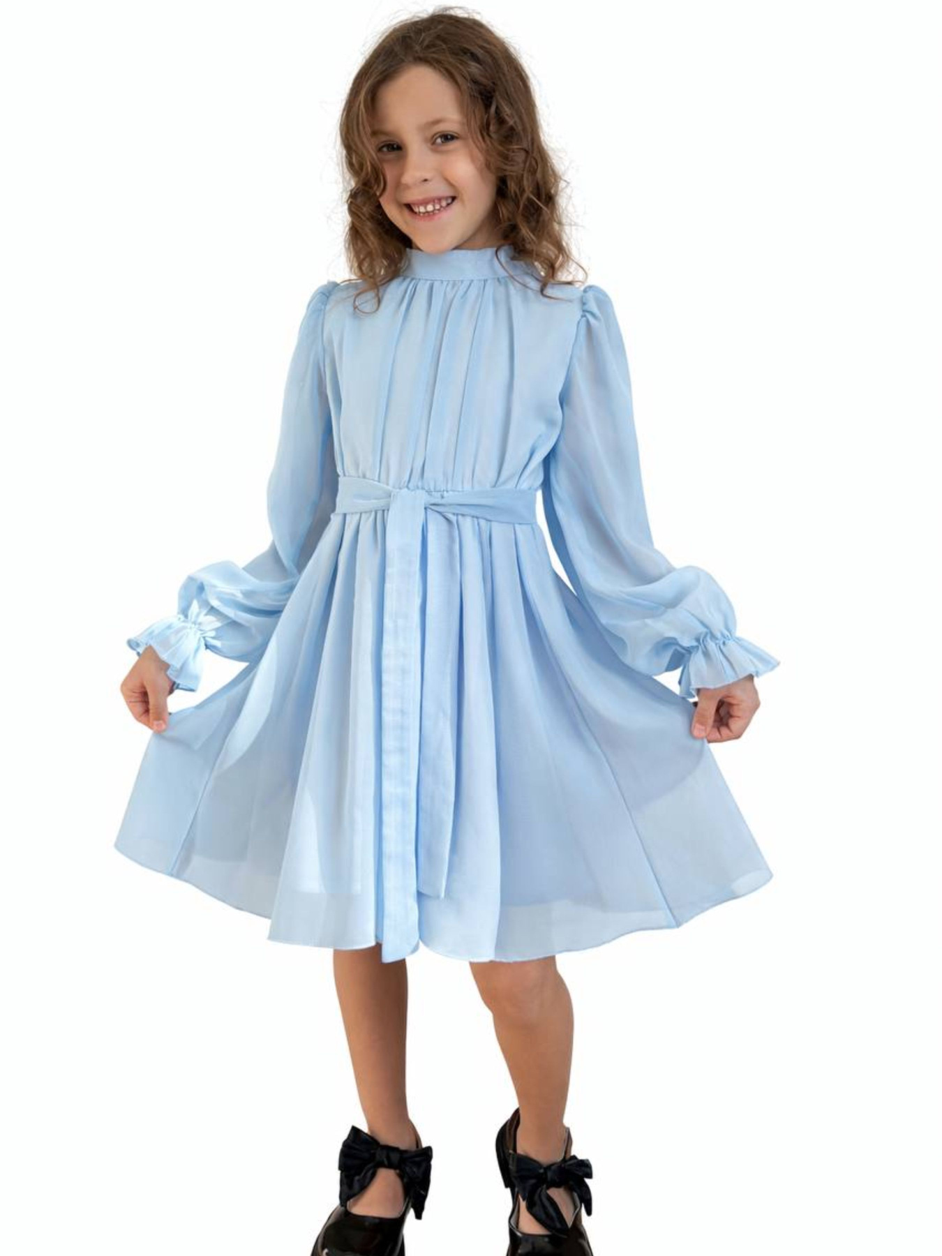 Платья Denchik модель dn-7348-blakitnij Фото