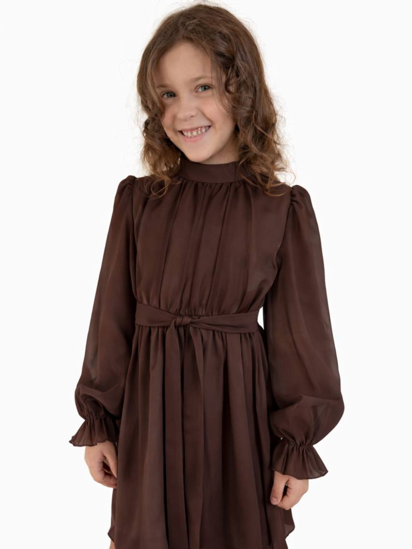 Платья Denchik модель dn-7348-shokolad Фото