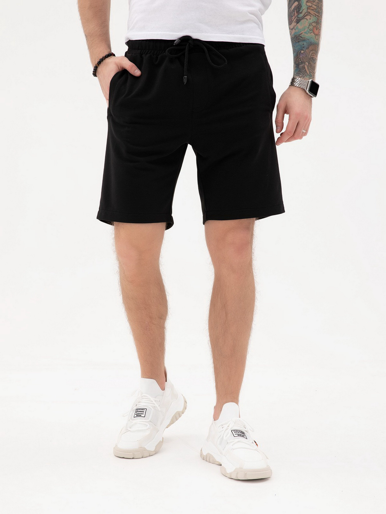 Шорты ISSA Plus модель GN-433_black Фото