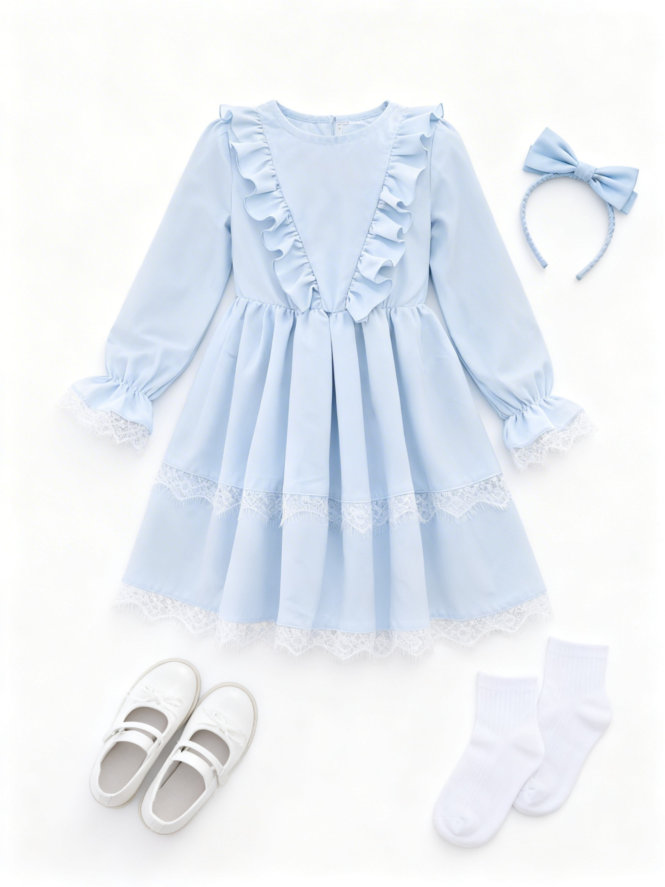 Платья Denchik модель dn-7347-blakitnij Фото