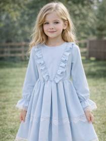 Платья Denchik модель dn-7347-blakitnij Фото