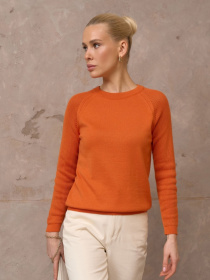 Свитры и кардиганы TrikoBakh модель 2957-pomaranchevij Фото