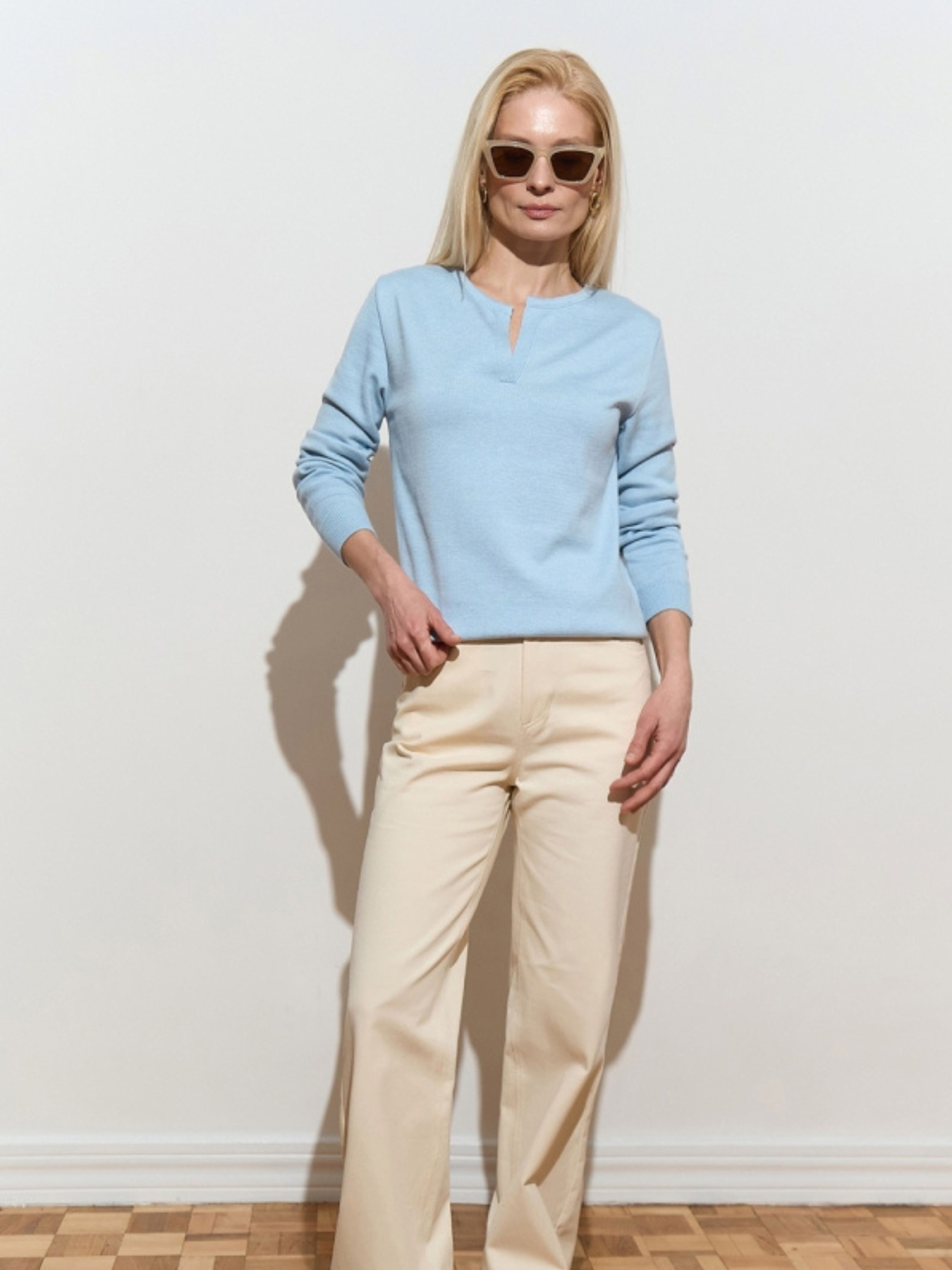 Свитры и кардиганы TrikoBakh модель 2954-blakitnij Фото