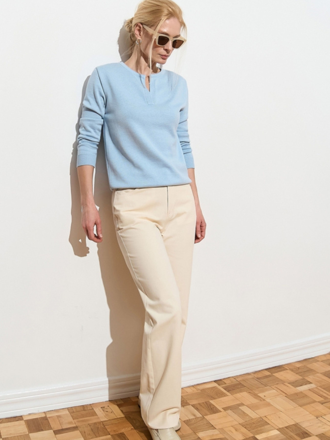 Свитры и кардиганы TrikoBakh модель 2954-blakitnij Фото