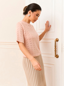 Футболки и поло TrikoBakh модель 2915-pudrovij Фото