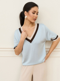 Футболки і поло TrikoBakh модель 2927-nebesnij Фото