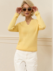 Свитры и кардиганы TrikoBakh модель 2941-limonnij Фото