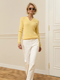 Свитры и кардиганы TrikoBakh модель 2941-limonnij Фото